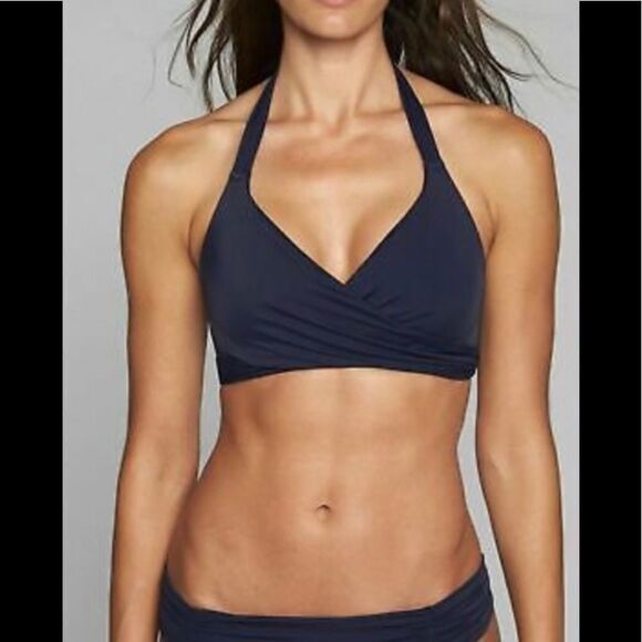 Athleta Bra Cup Halter Bikini Top 32B/C - Picture 1 of 10